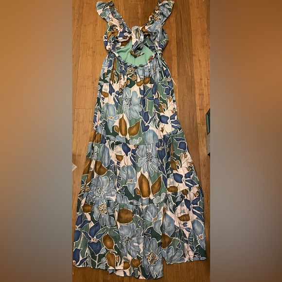 Baltic Born Dress Nylah Back Tie Floral Maxi Dress XL Resortwear - Picture 4 of 16